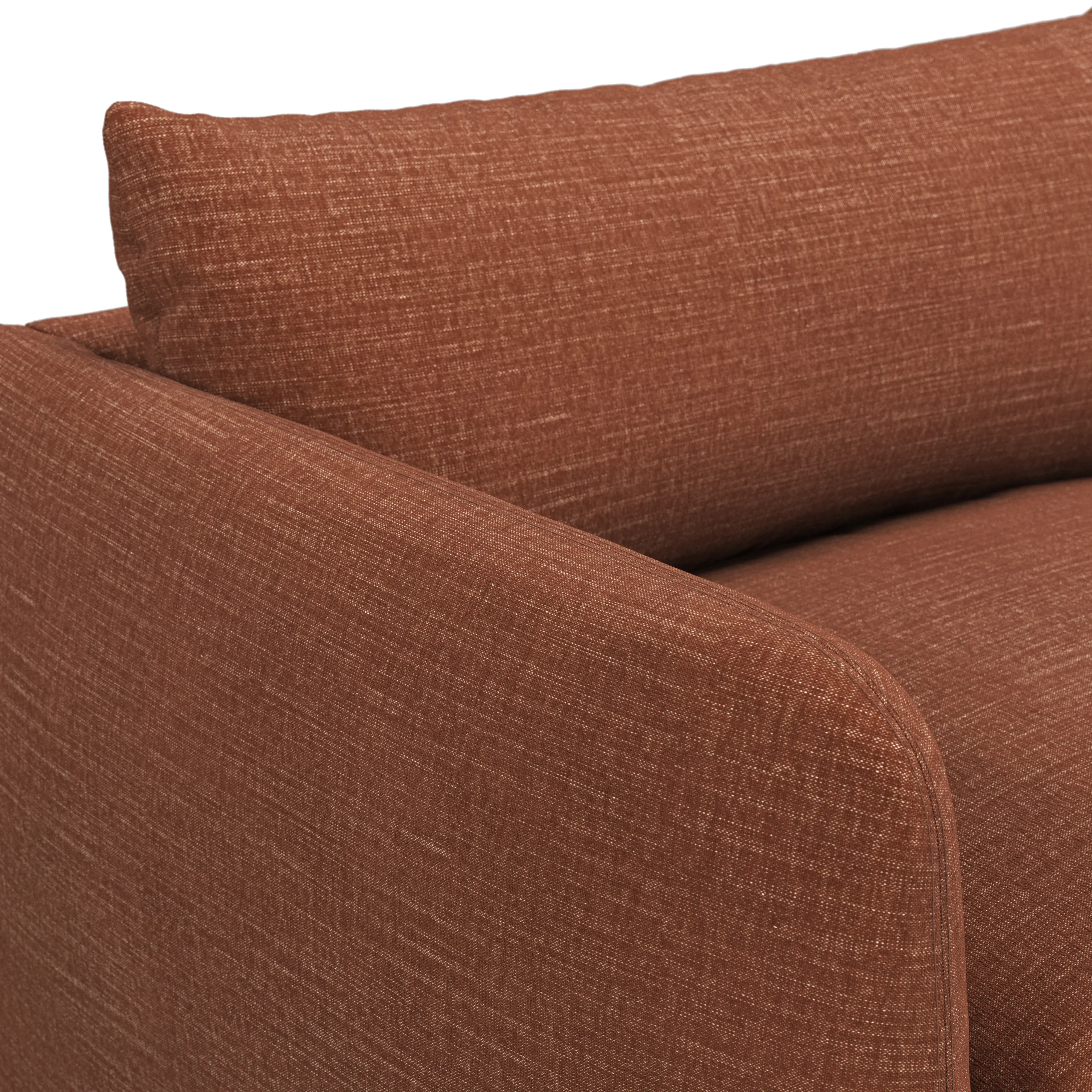 Leigh 131.5_ Modular Sofa - Napa Rust - Image 5