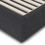 Calabri King Upholstered Bed - Napa Charcoal