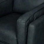 Timber 41_ Leather Lounge Chair - Charme Black