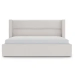 Calabri King Upholstered Bed - Napa White
