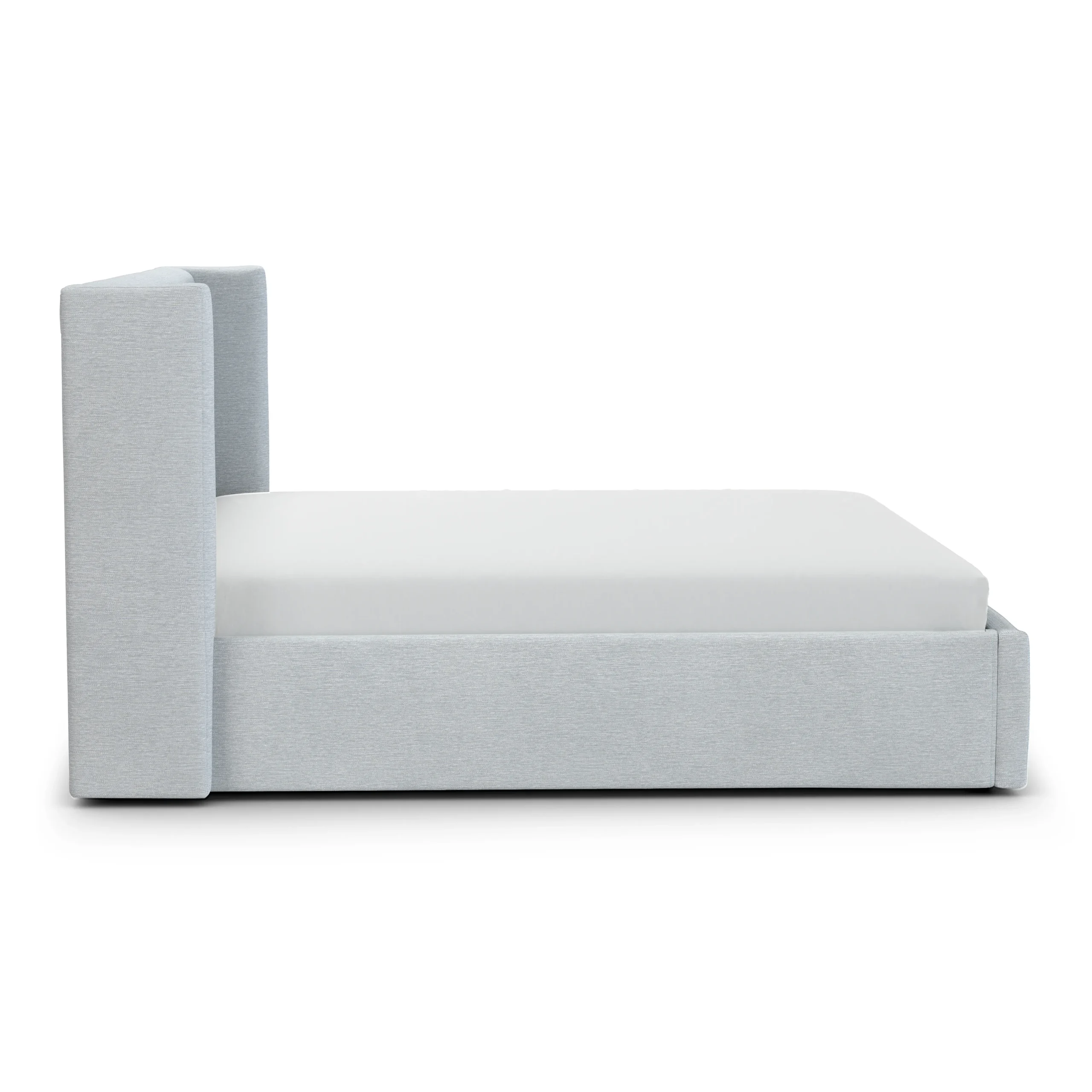 Calabri King Upholstered Bed - Silver Light Blue - Image 8