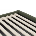 Calabri King Velvet Bed - Hale Fir Green