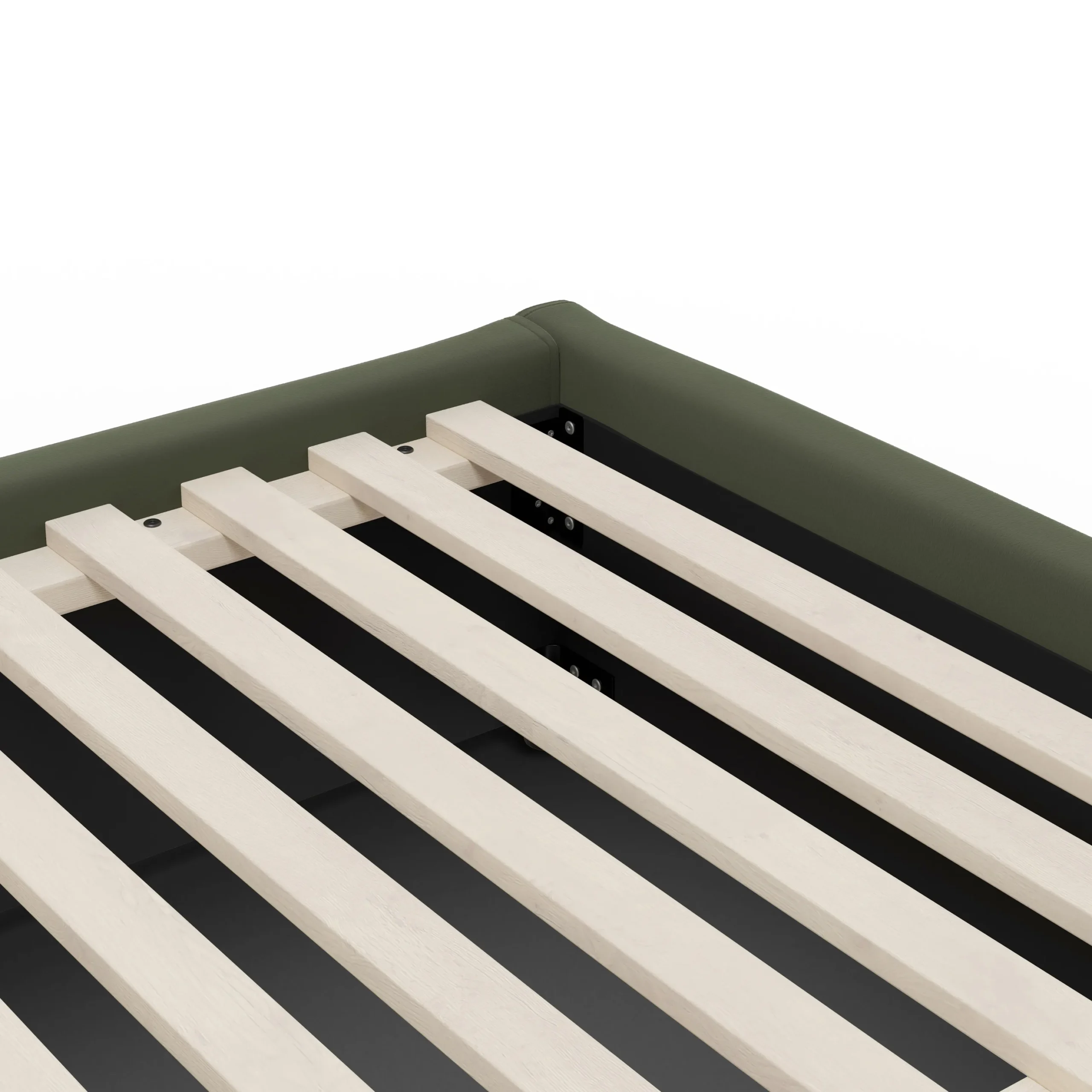 Calabri King Velvet Bed - Hale Fir Green - Image 8