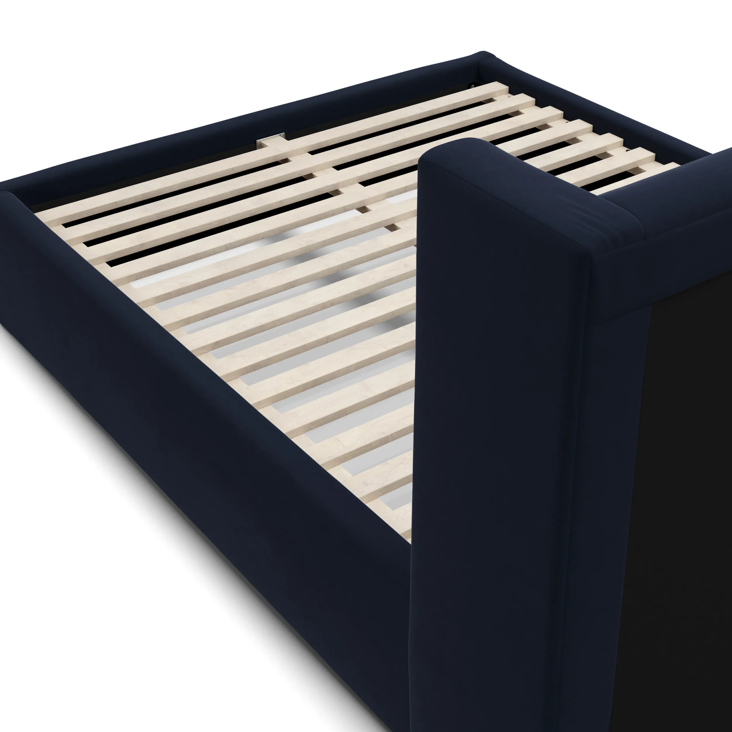 Calabri Queen Velvet Bed - Hale Ink - Image 8