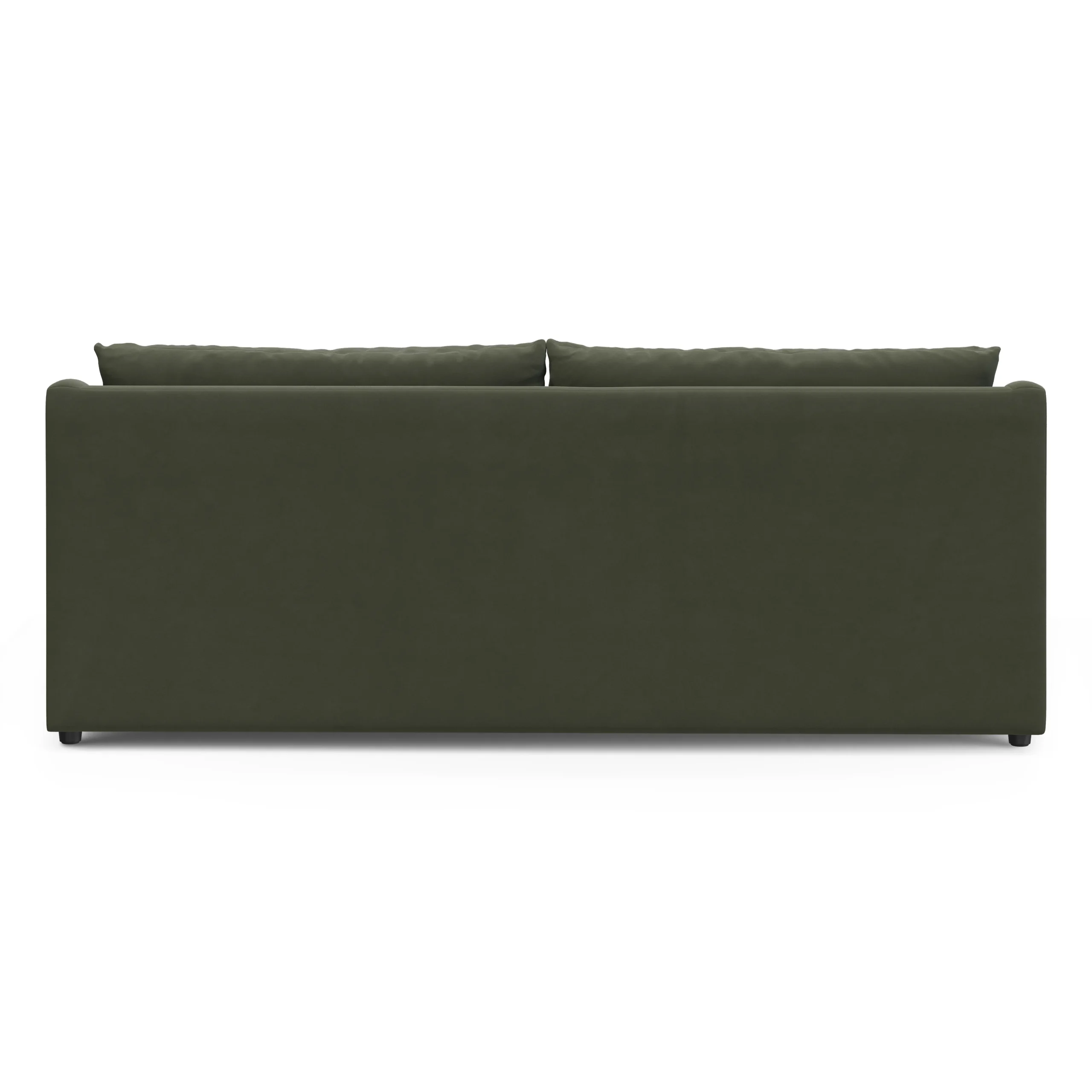 Landry 84.5_ Velvet Sofa Bed - Hale Fir Green - Image 9
