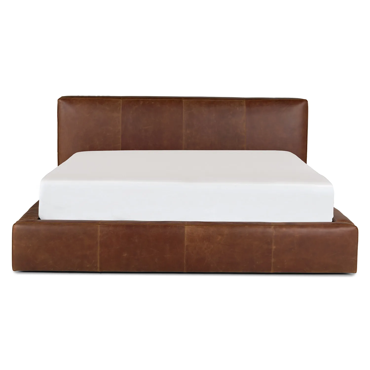 Cigar King Leather Storage Bed - Rawhide Brown - Image 13