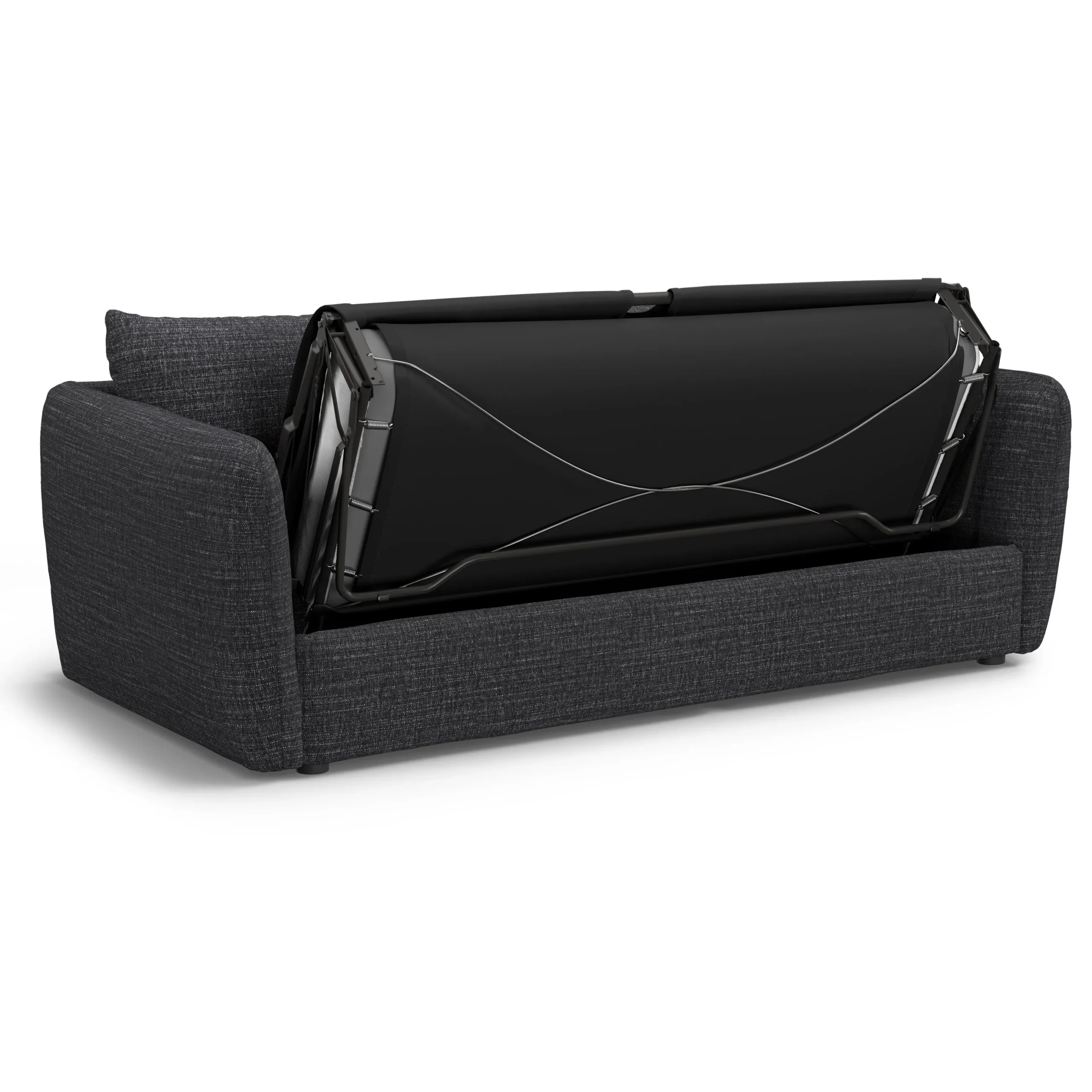 Leigh 86_ Sofa Bed - Napa Charcoal - Image 7