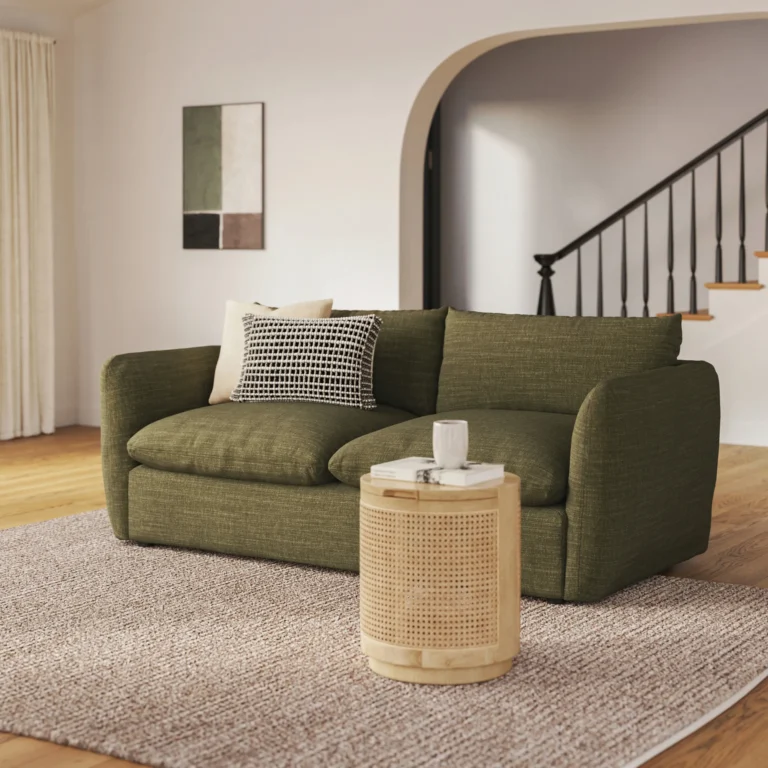 Leigh 86_ Sofa Bed - Napa Moss