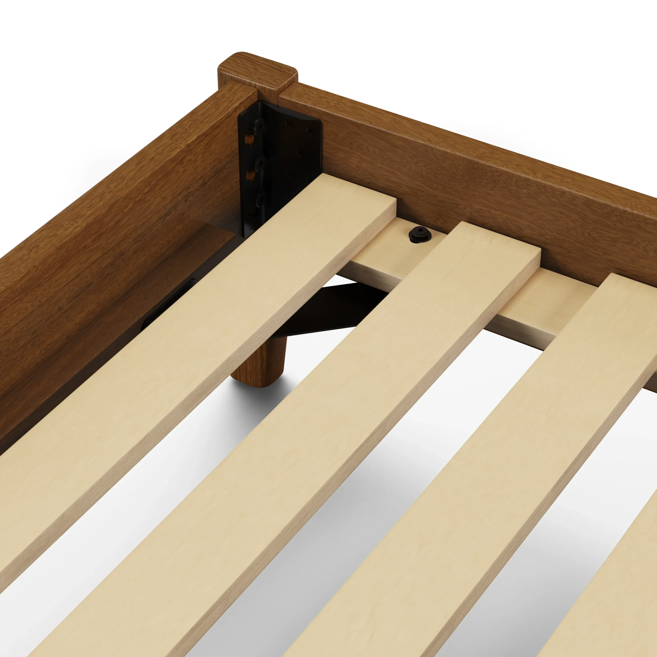 Cooper King Low Profile Bed - Walnut - Image 9