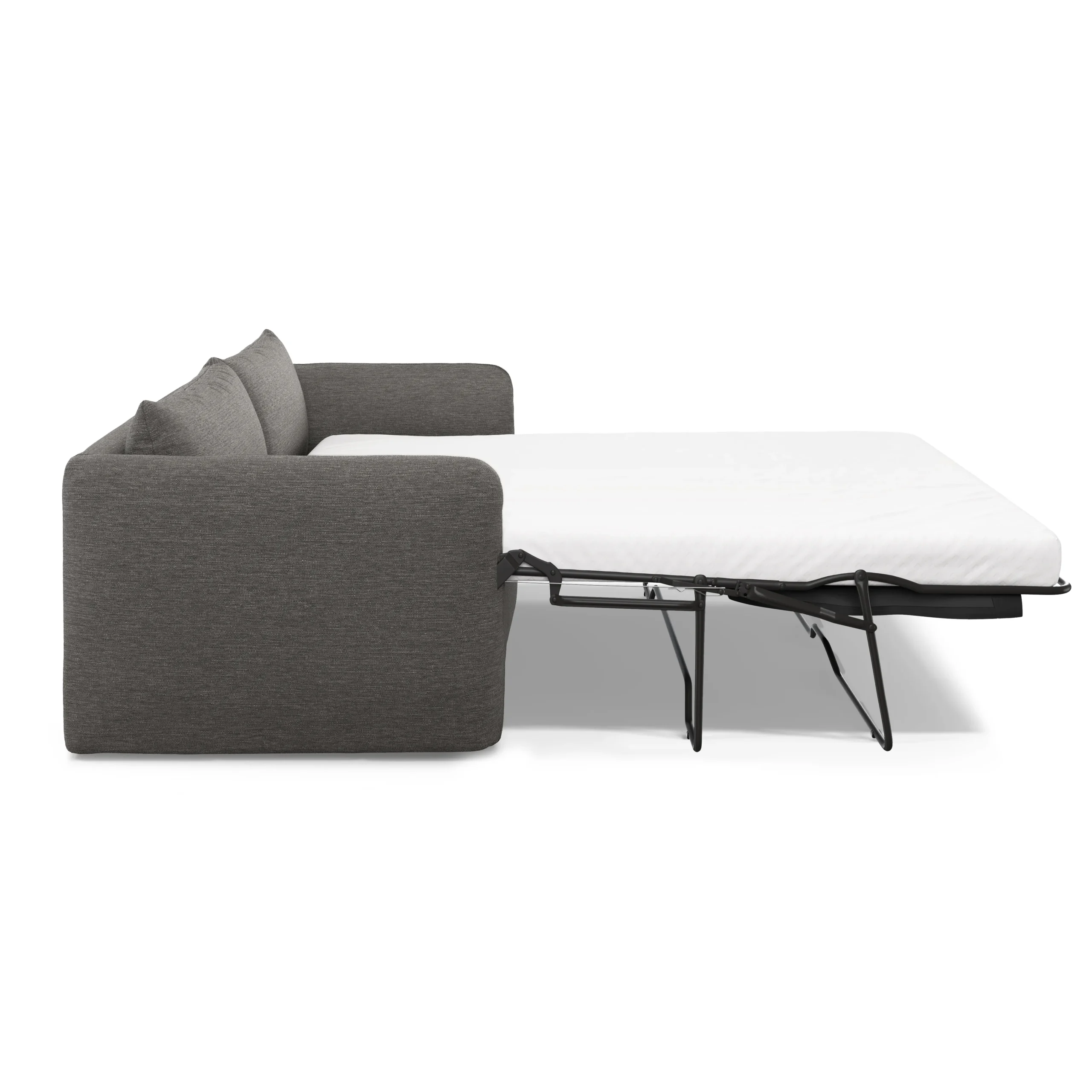Leigh 86_ Sofa Bed - Silver Gray - Image 8