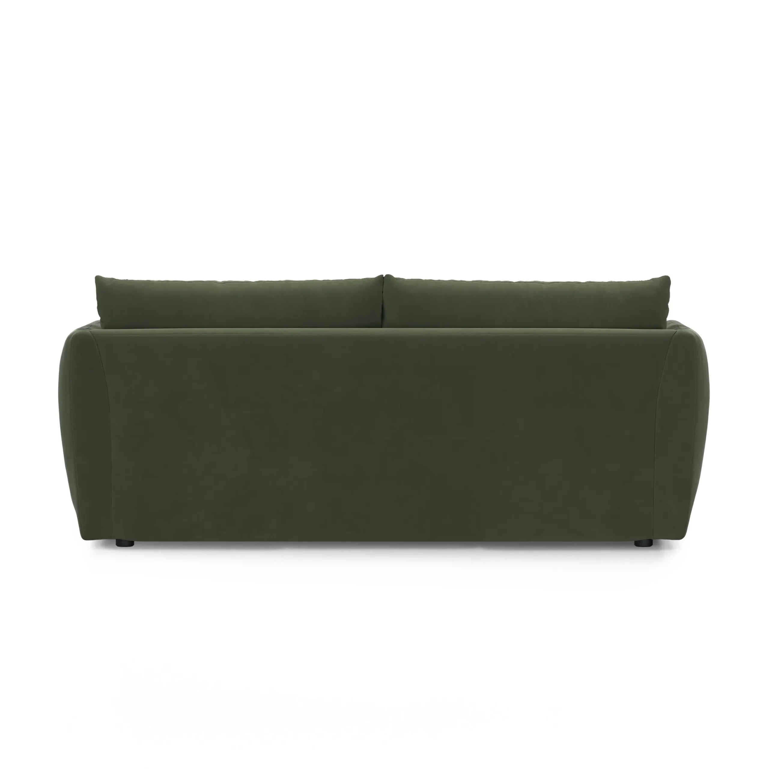 Leigh 86_ Velvet Sofa Bed - Hale Fir Green - Image 14