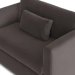 Marina 57_ Velvet Sleeper Chair - Hale Warm Gray