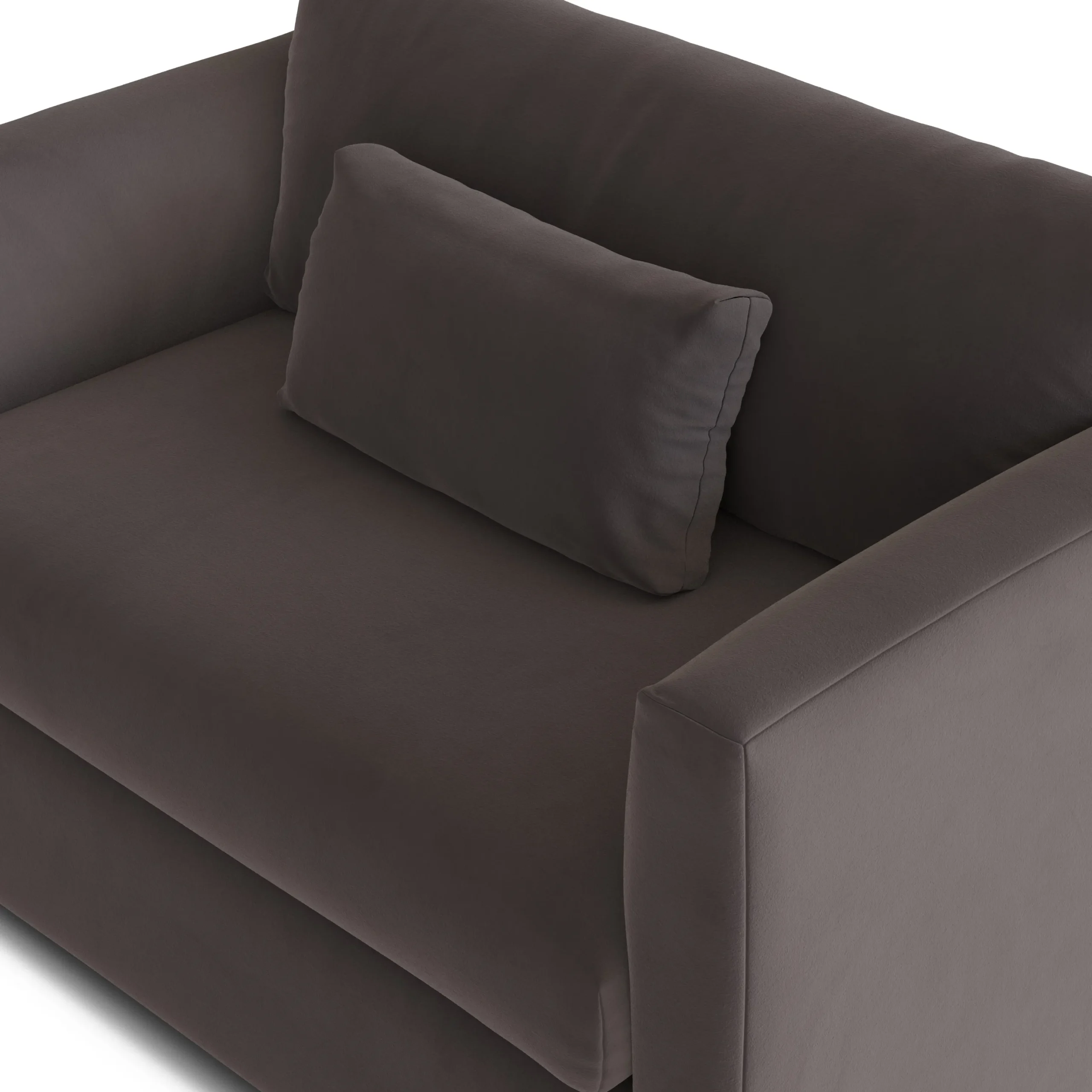 Marina 57_ Velvet Sleeper Chair - Hale Warm Gray - Image 9