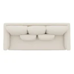 Marina 90_ Sofa Bed - Ivory Wool Bouclé