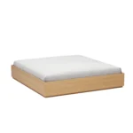 Leif King Platform Bed - White Oak