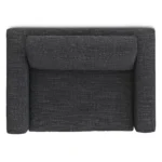 Riley 57.5_ Sleeper Chair - Napa Charcoal