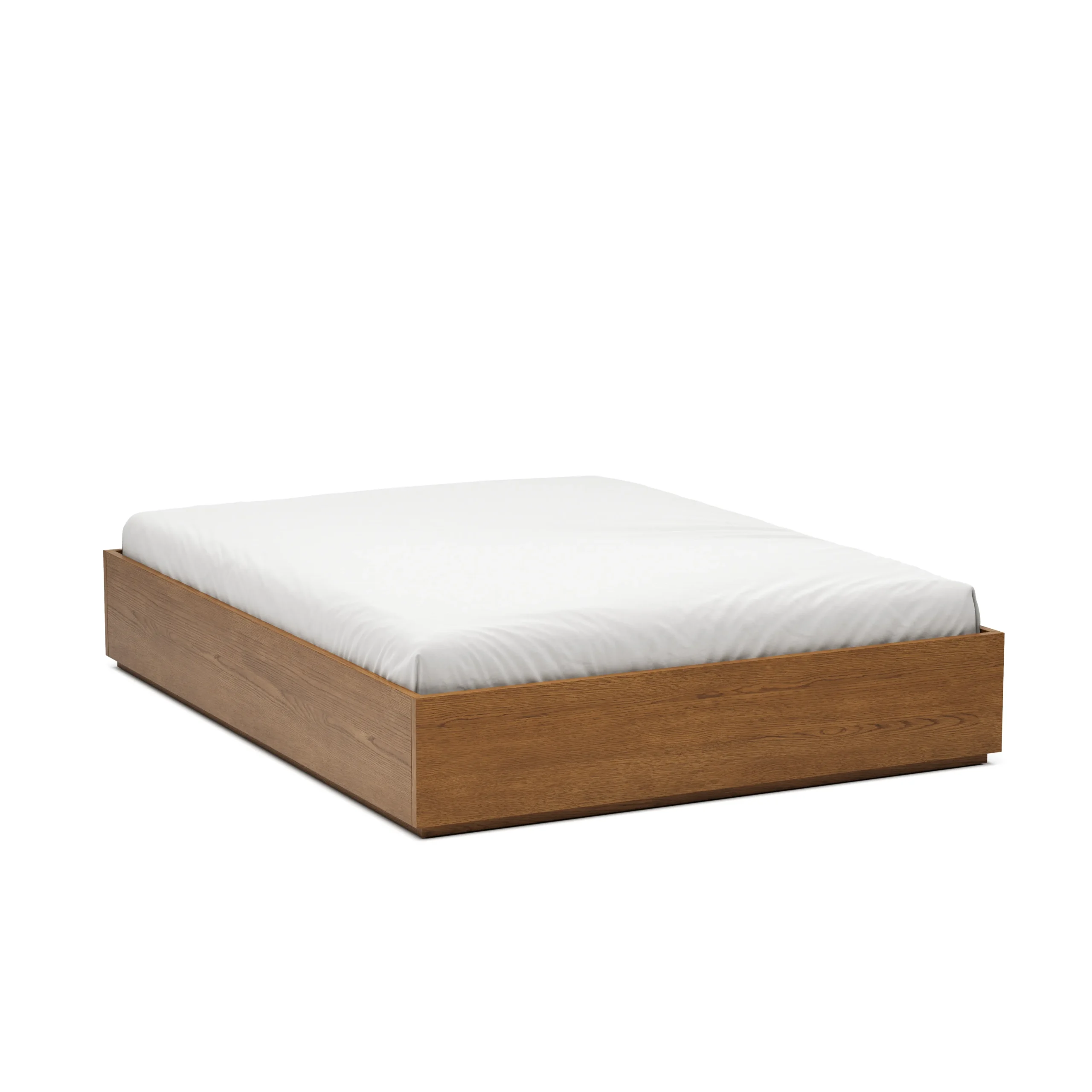 Leif Queen Platform Bed - Smoked Oak - Image 6
