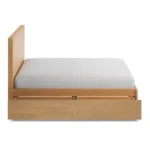 Leif Queen Storage Bed - White Oak