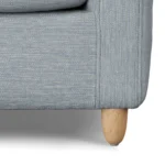 Vati 37_ Lounge Chair - Silver Light Blue