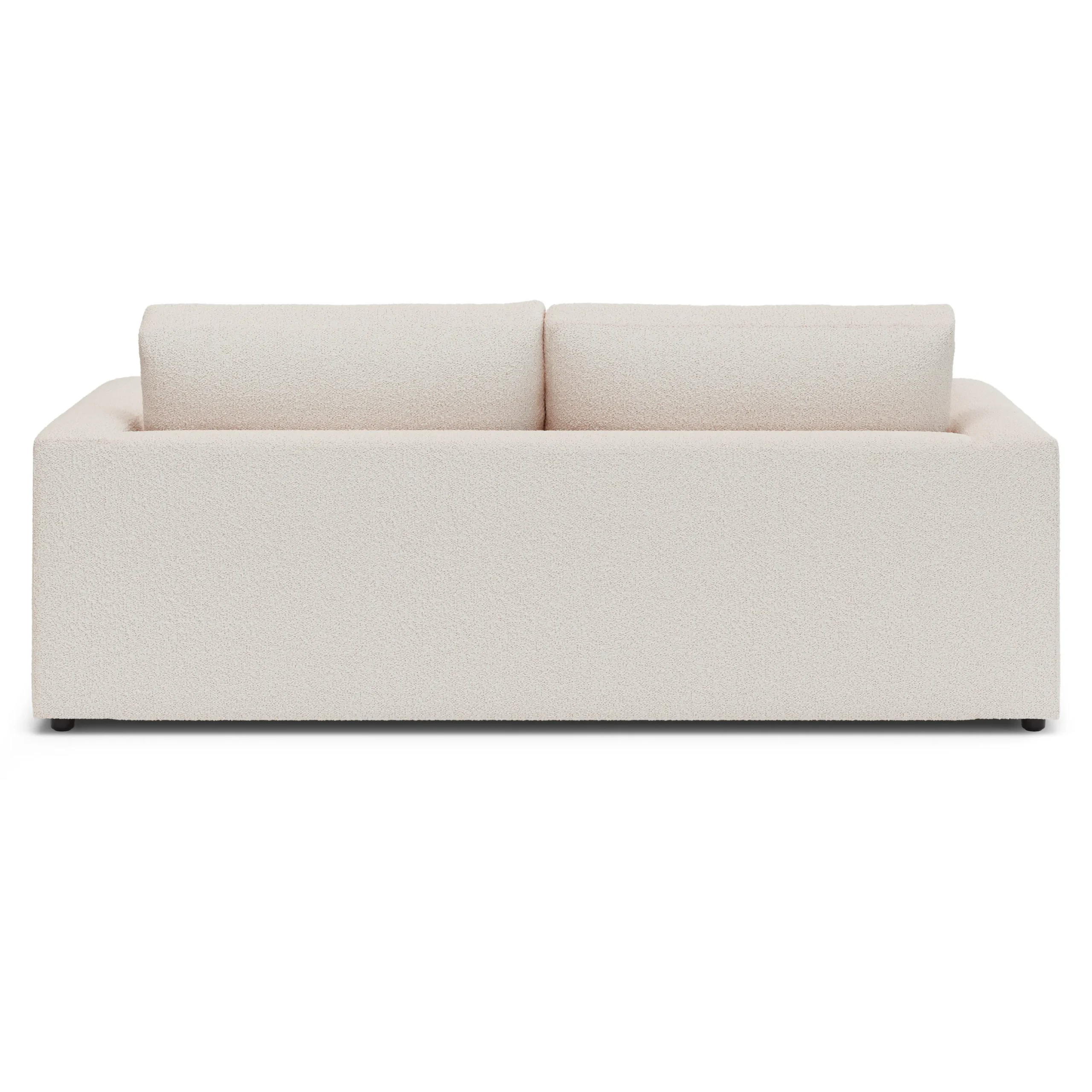 Riley 84_ Sofa Bed - Ivory Wool Bouclé - Image 9