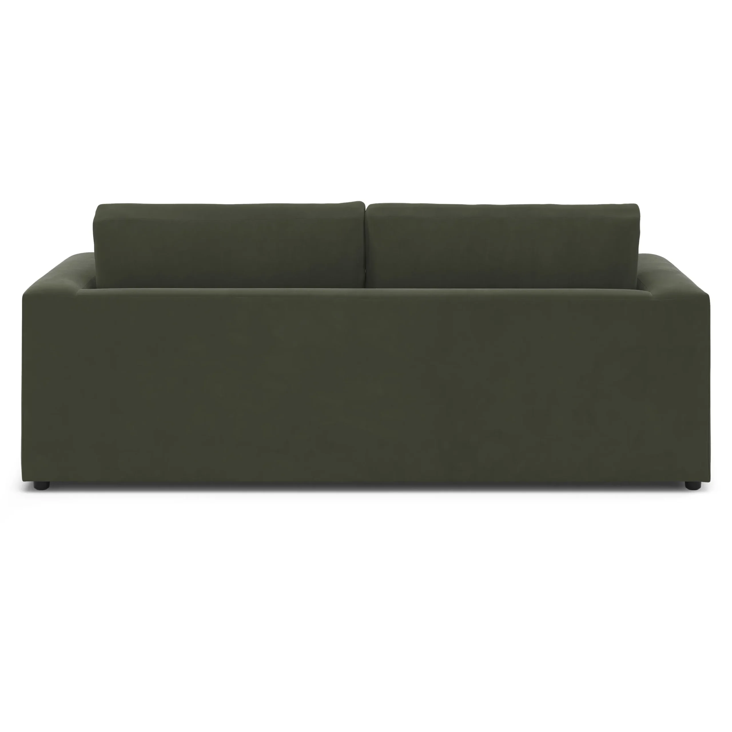 Riley 84_ Velvet Sofa Bed - Hale Fir Green - Image 9