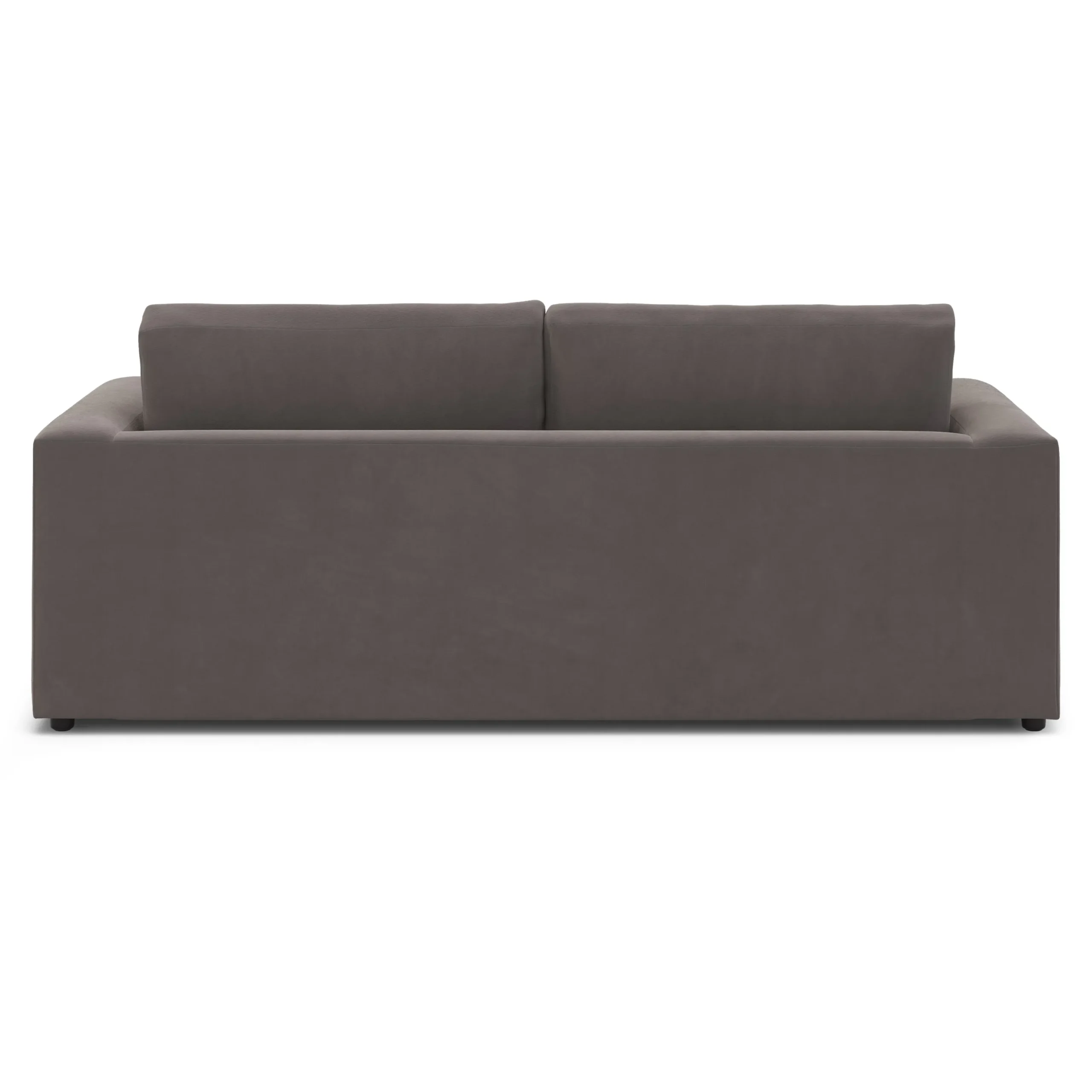Riley 84_ Velvet Sofa Bed - Hale Warm Gray - Image 9