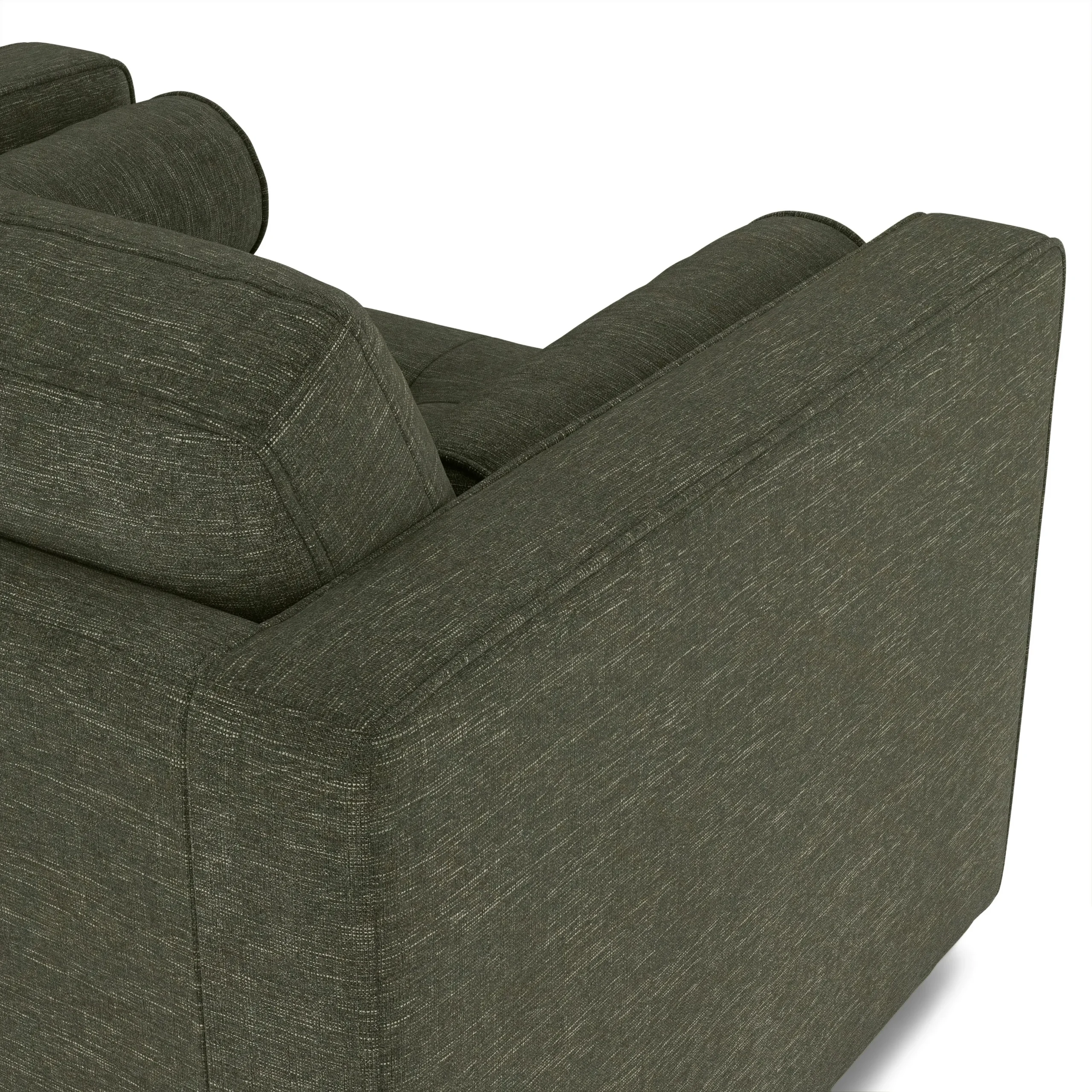 Sven 45.5_ Tufted Sleeper Chair - Fir Green - Image 8