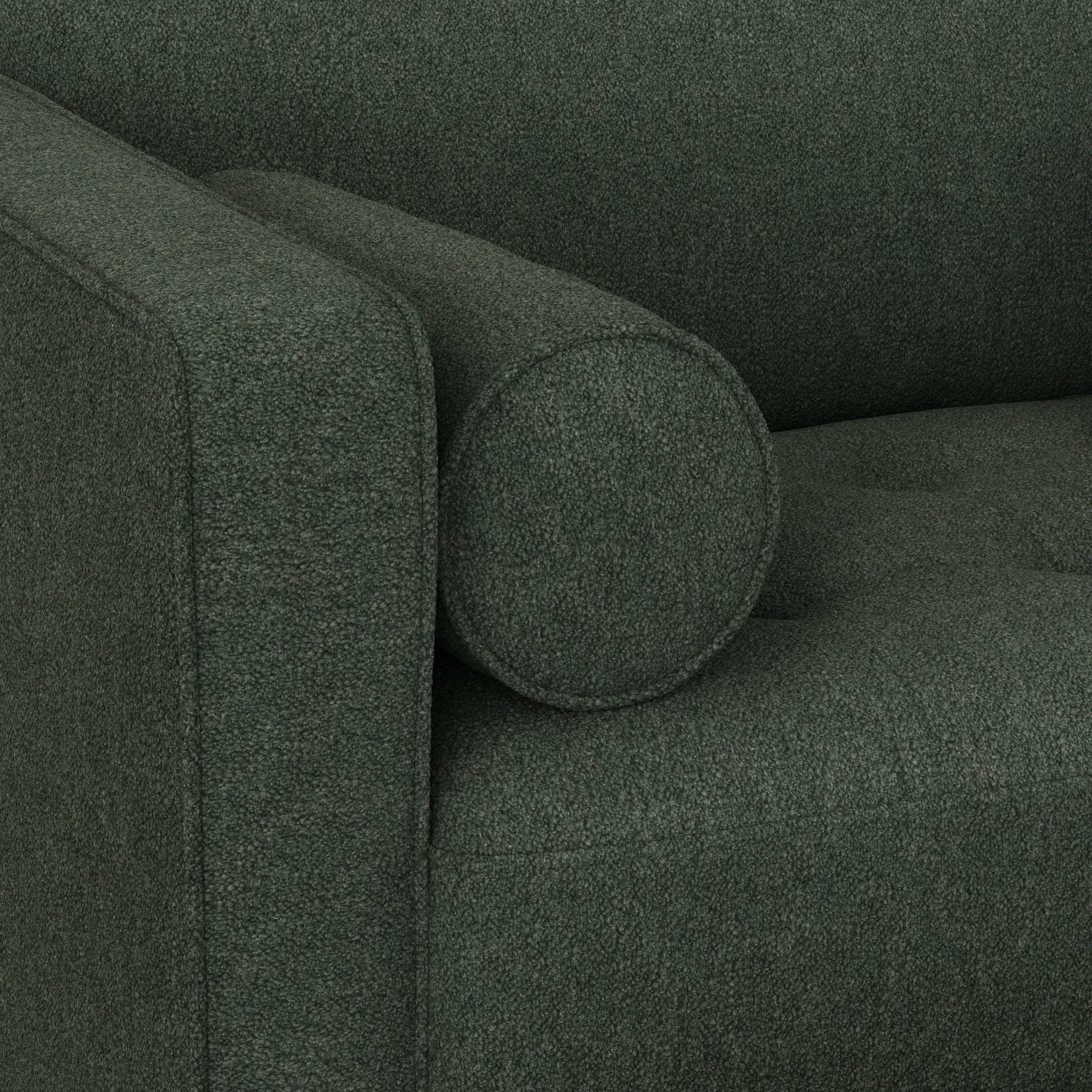 Sven 45.5_ Tufted Sleeper Chair - Green Wool Bouclé - Image 11