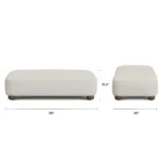 Berkley 59" Ottoman