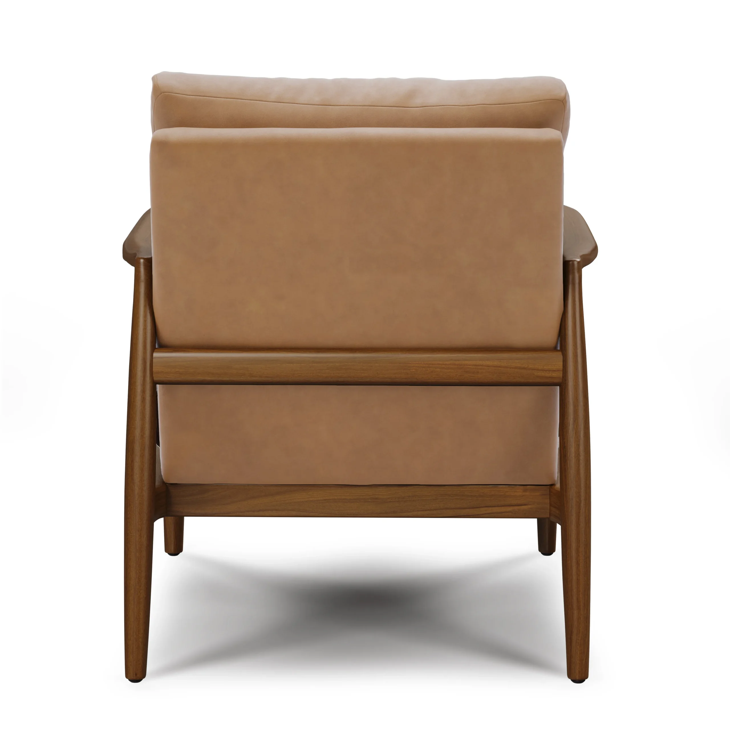 Bavel 26_ Leather Lounge Set - Walnut and Charme Tan - Image 10