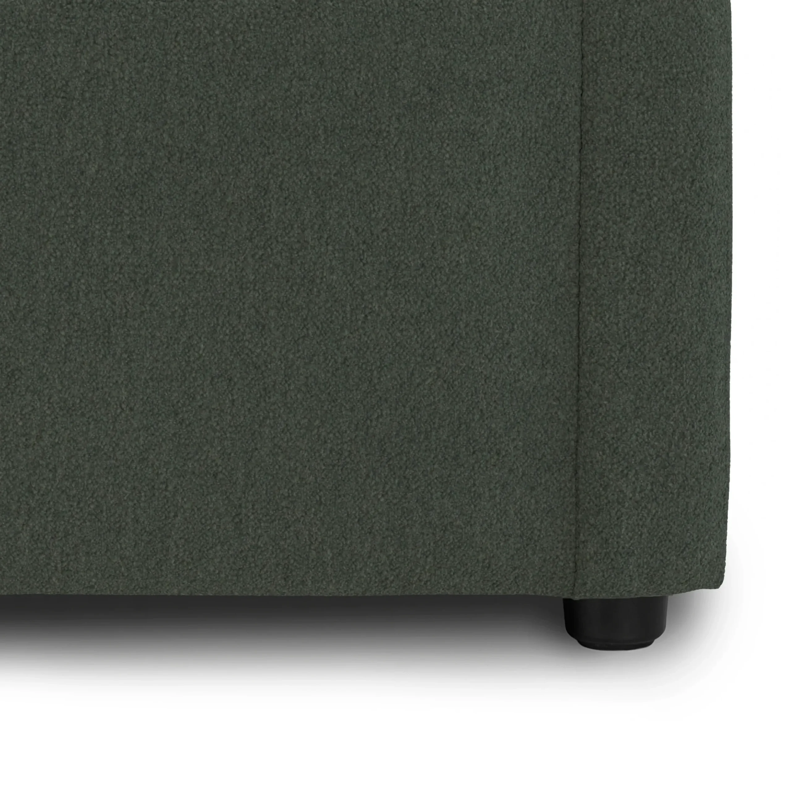 Landry 32.25_ Lounge Chair - Green Wool Bouclé - Image 4