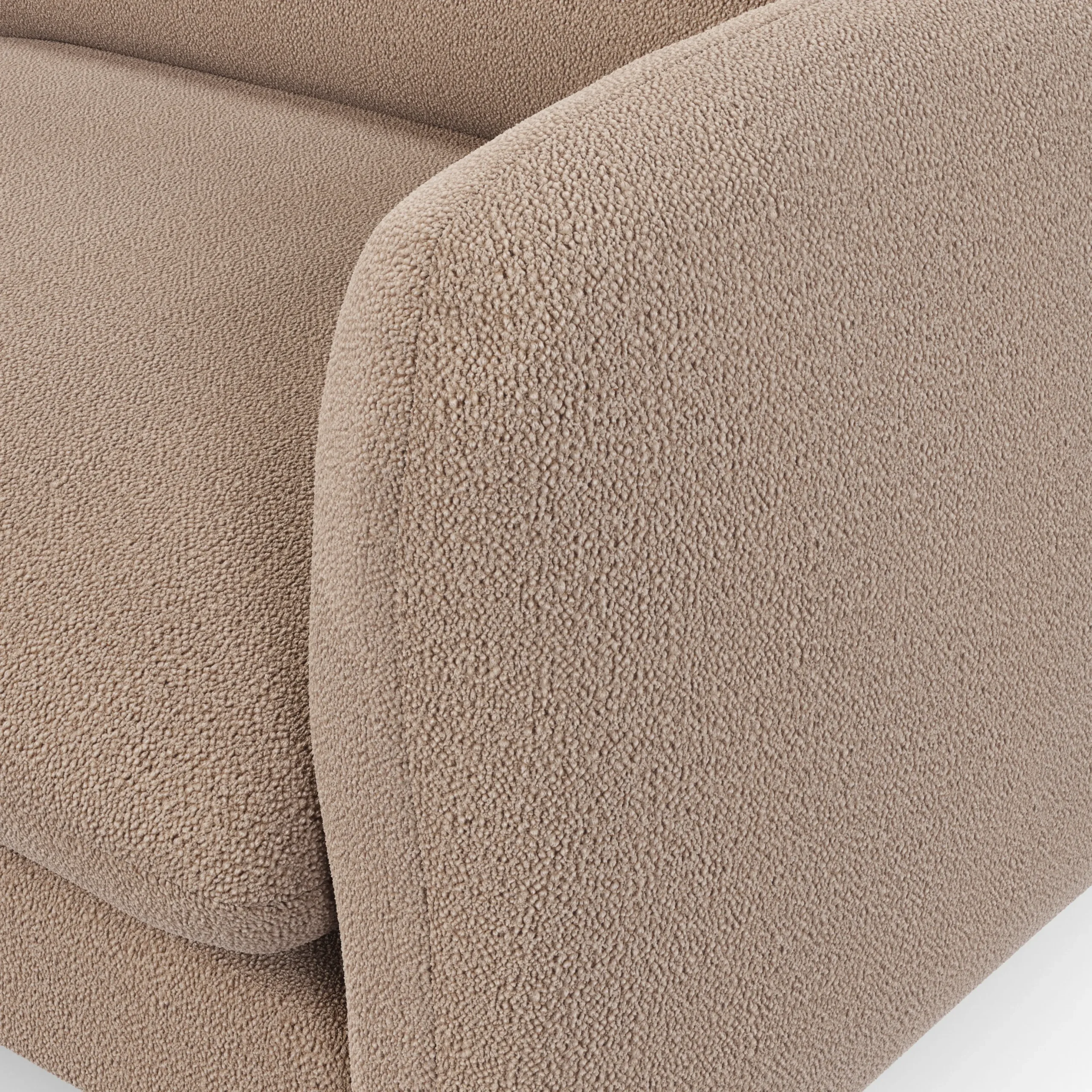Sanders 37_ Lounge Chair - Sandstone Wool Bouclé - Image 6