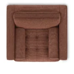 Sven 42_ Tufted Lounge Chair - Ratine Oxide