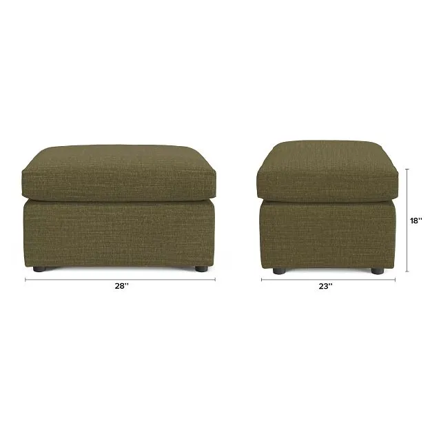 Landry 28_ Ottoman - Napa Moss - Image 10