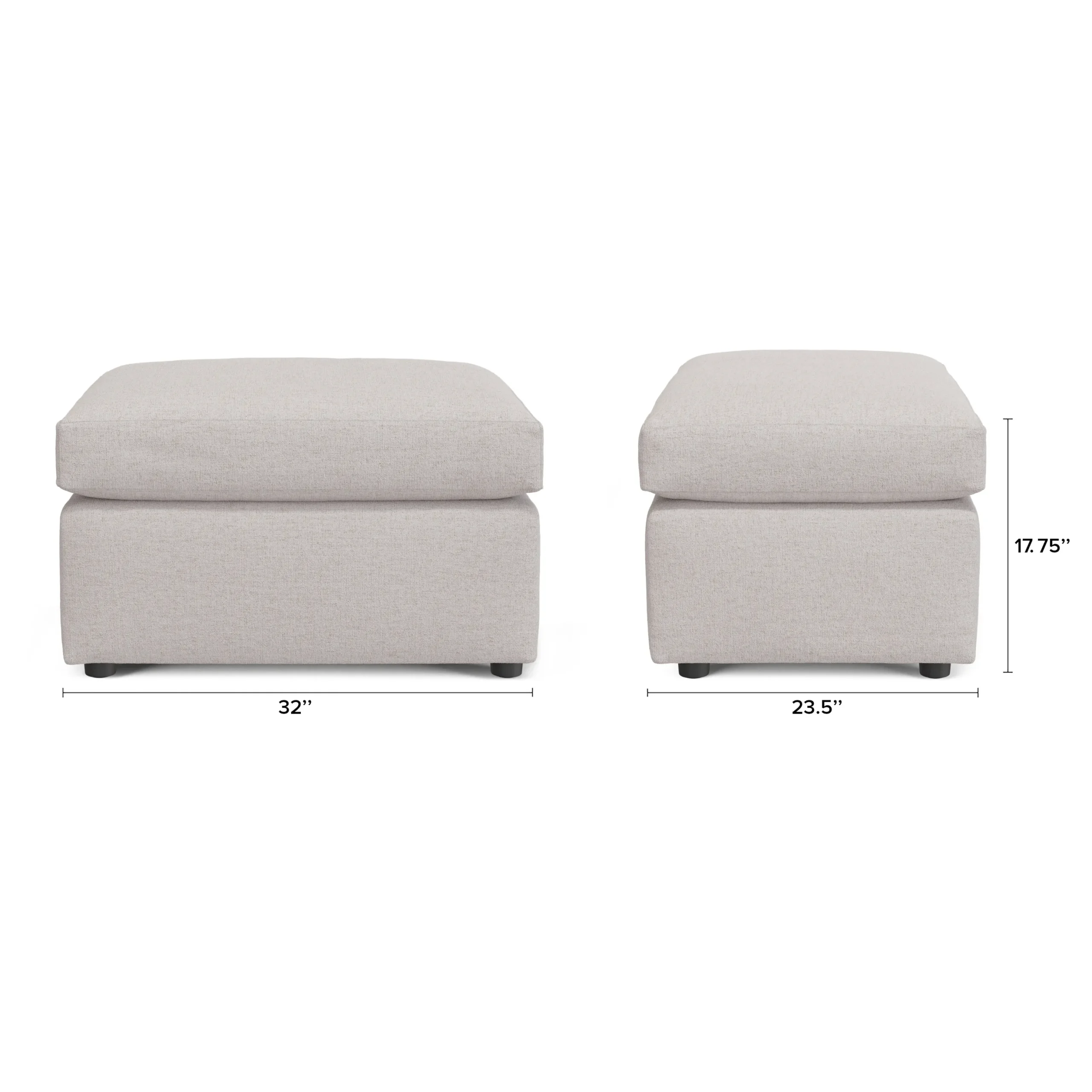 Landry 28_ Ottoman - Napa White - Image 10