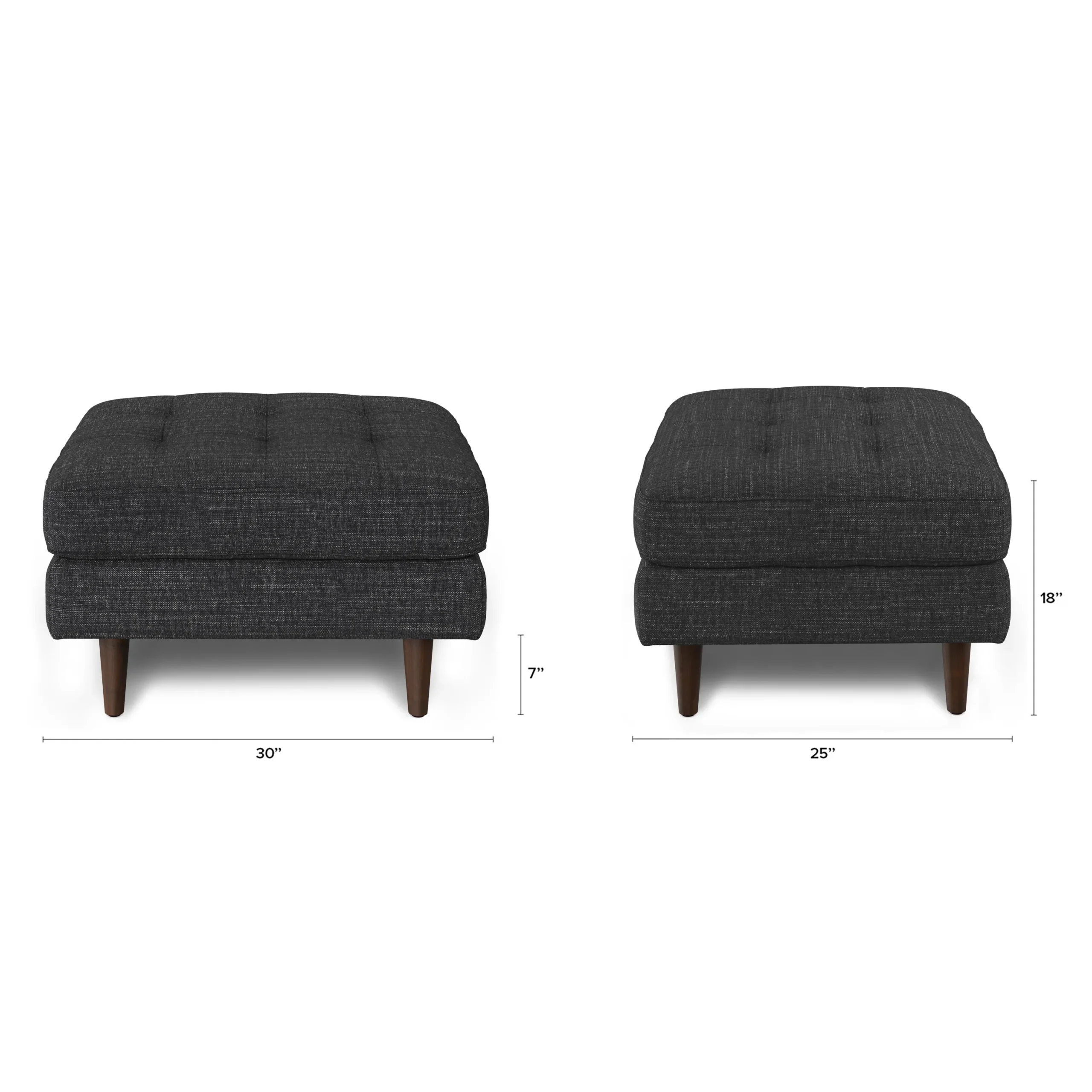 Sven 30_ Ottoman - Napa Charcoal - Image 2