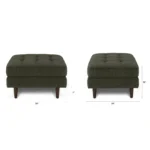 Sven 30_ Ottoman - Fir Green