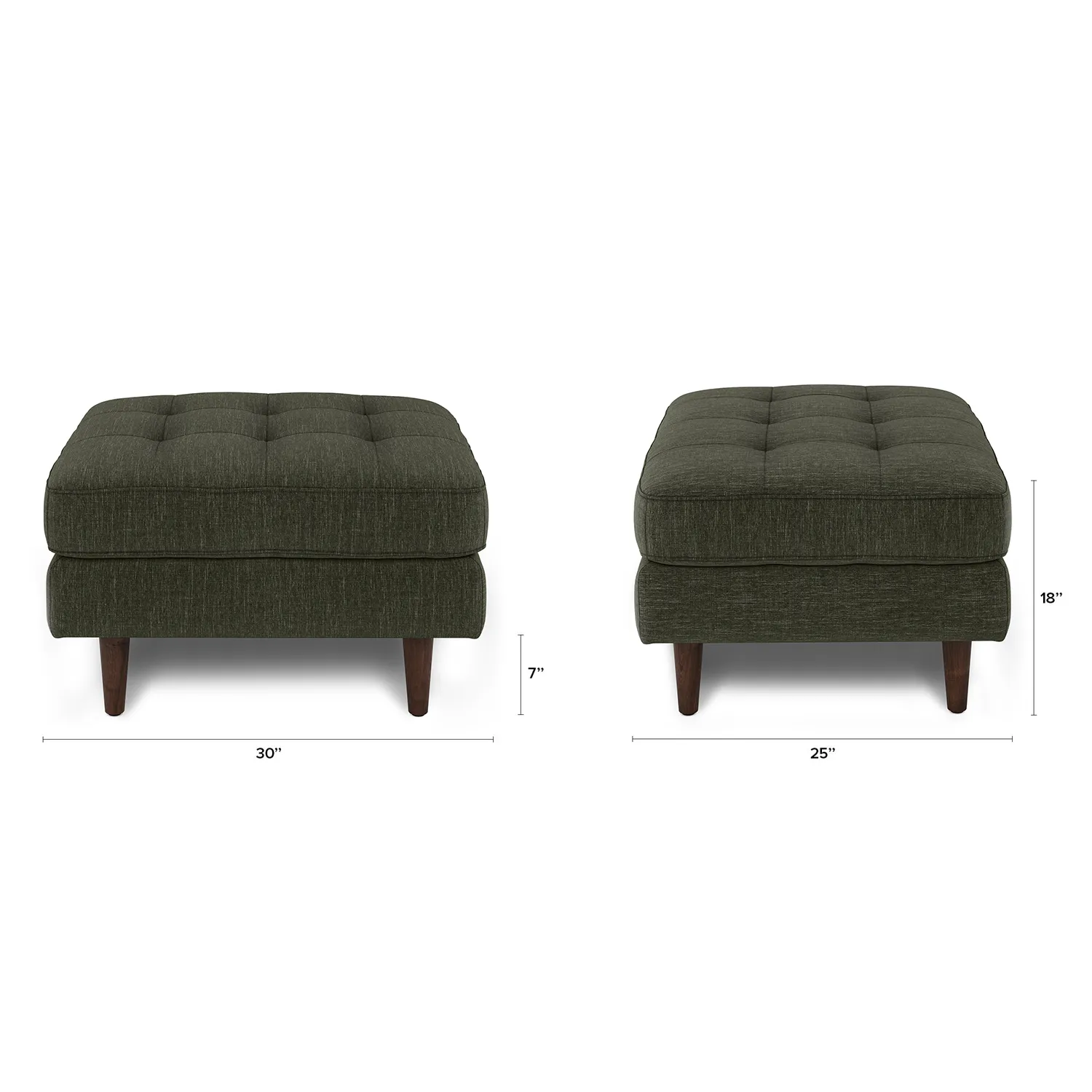 Sven 30_ Ottoman - Fir Green - Image 2