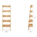 Fantol 26.5_ Shelving Unit, Narrow - Natural Oak