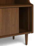 Frances 36_ Bookcase with Storage - Walnut