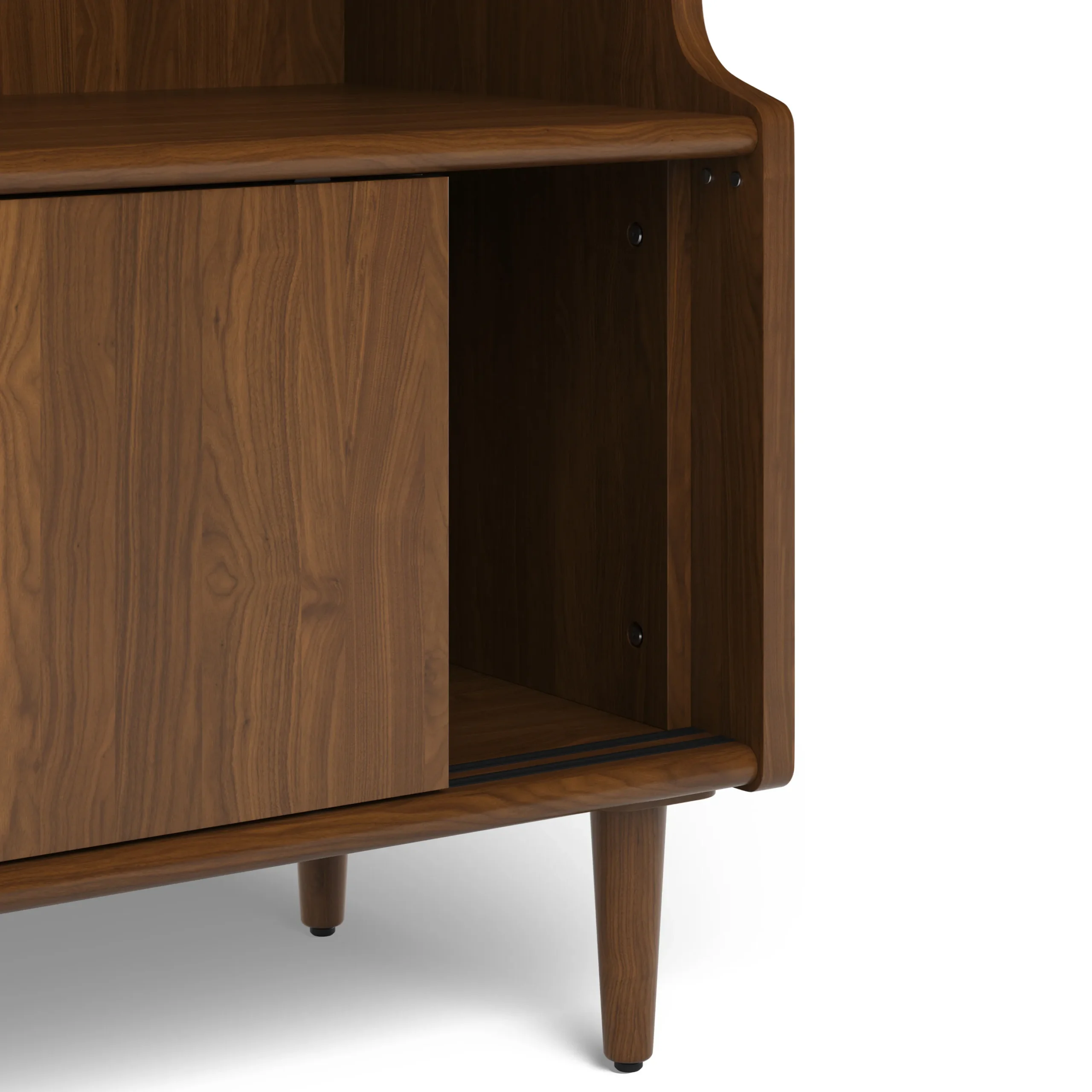 Frances 36_ Bookcase with Storage - Walnut - Image 10
