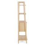 Krossa 31.5_ Shelving Unit with Storage - White Oak