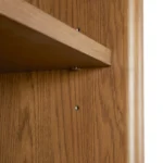 Torme 34_ Bookcase with Storage, Tall - Smoked Oak