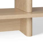 Torme 48_ Bookcase, Tall - White Oak