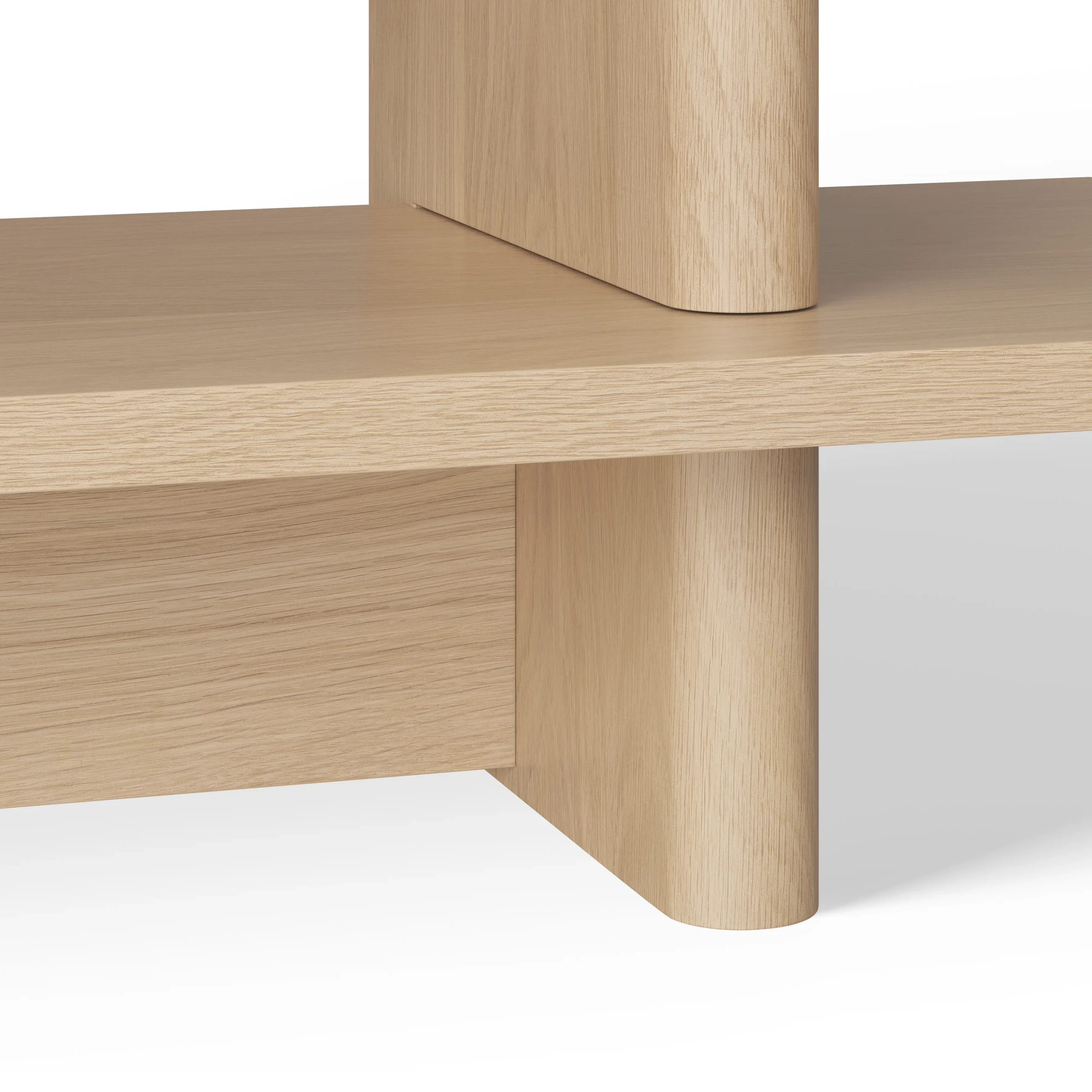 Torme 48_ Bookcase, Tall - White Oak - Image 10