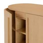 Jens 38_ Bar Cabinet - White Oak