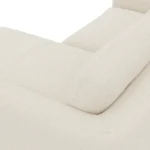 Vati 80_ Right Storage Sectional - Natural Oak and Ivory Wool Bouclé