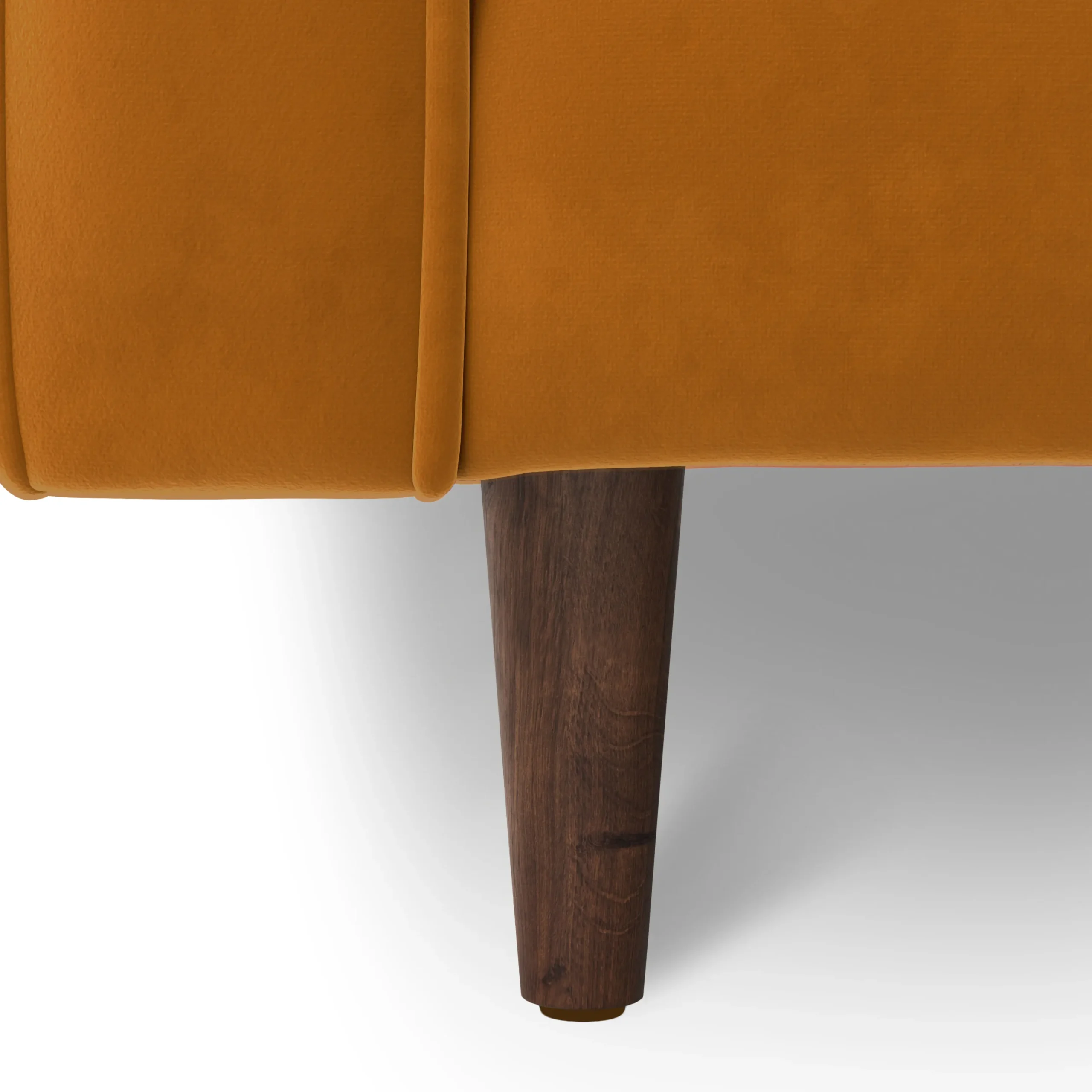 Sven 107_ Tufted Velvet Corner Sectional - Plush Pacific Ginger - Image 10