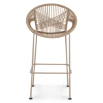 Kasiko Outdoor Bar Stool - White Pepper