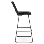 Selka Outdoor Bar Stool - Black